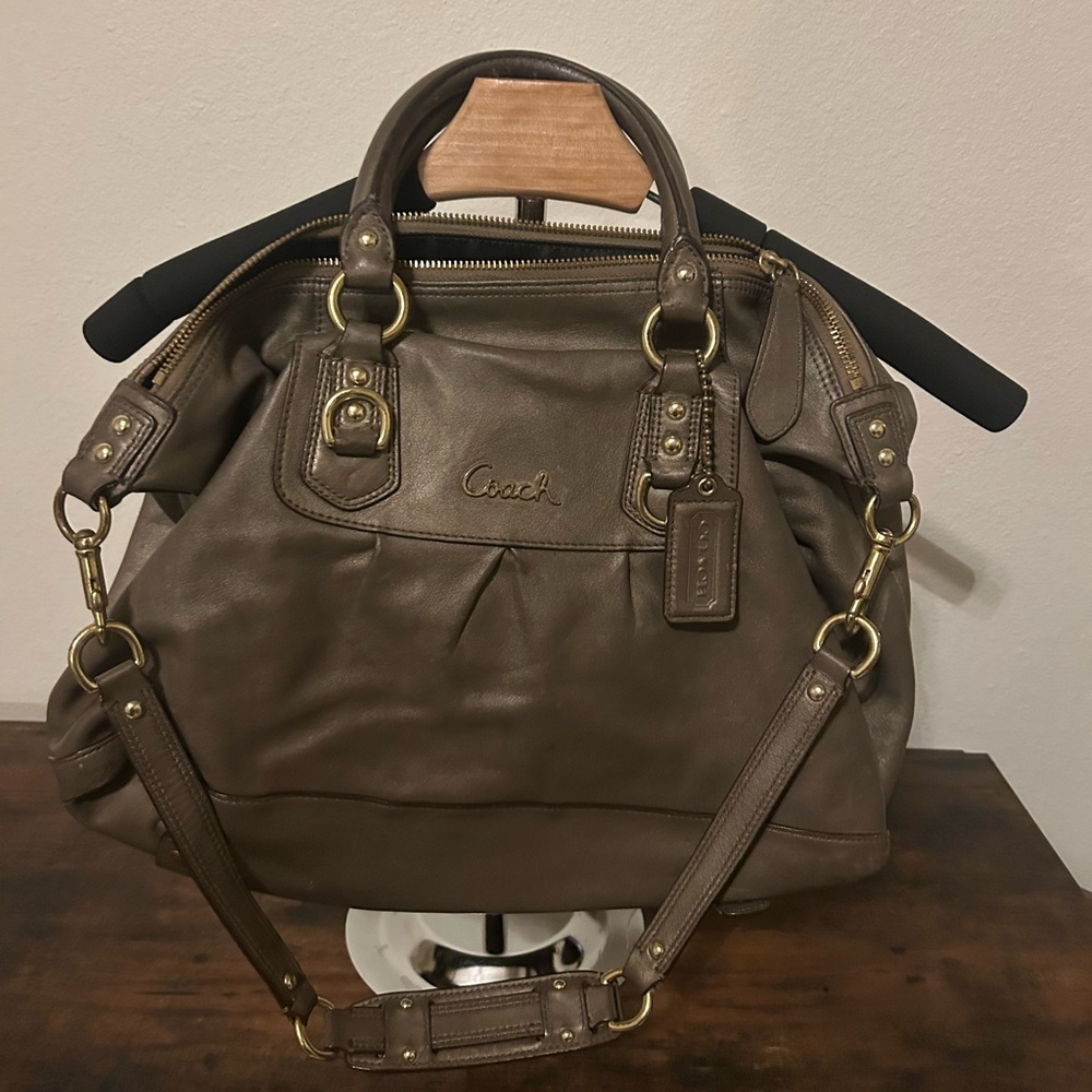 COACH Ashley Metallic Handbag